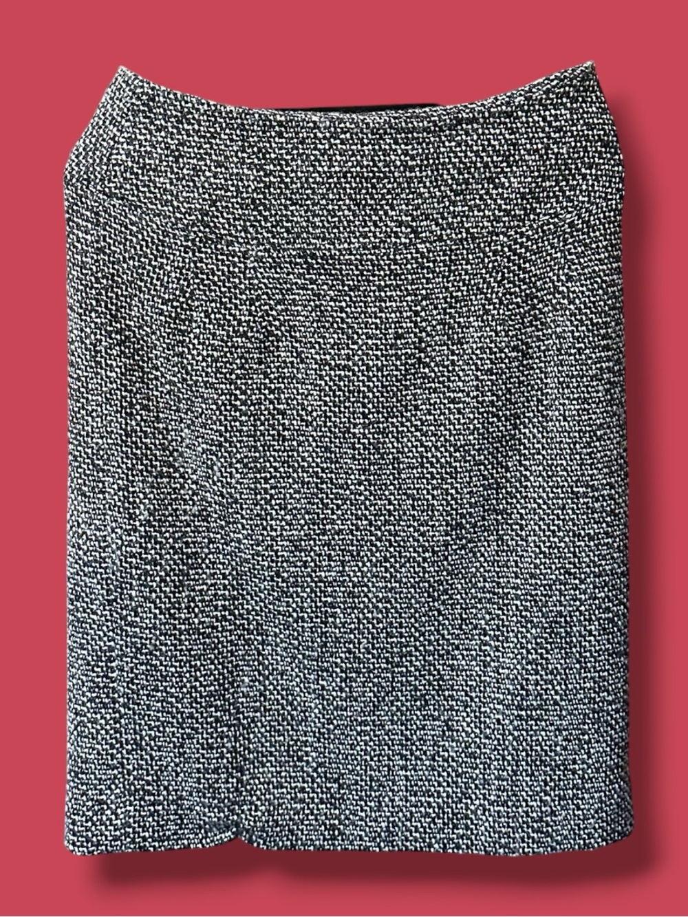 Merona Black and White Tweed Pencil Skirt
